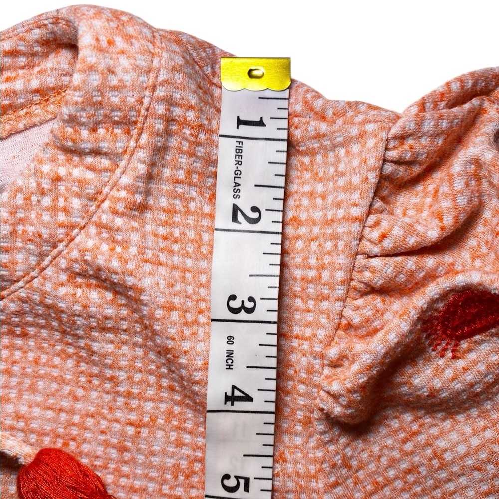 Voy Embroidered Peach Midi Dress - Picture 12 of 15